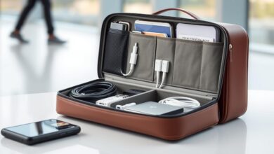 Travel Organizer – The Perfect Companion for Chargers and Documents